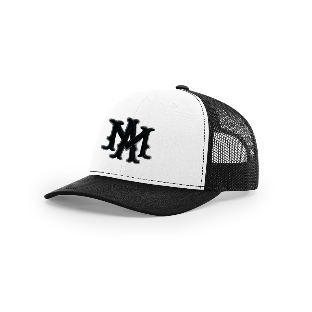 Snap Back- White Front/ Black Back