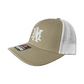 Snap Back- Tan Front/ White Back