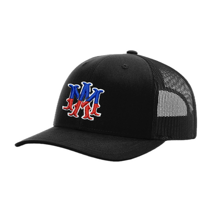 Snapback- American Flag Colors (Black)