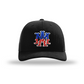 Snapback- American Flag Colors (Black)