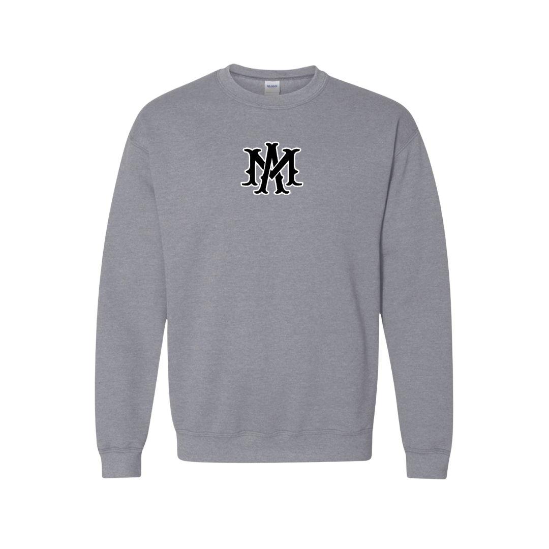 Grey Cotton Crewneck