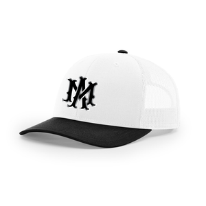 Snapback- All White with Black Bill